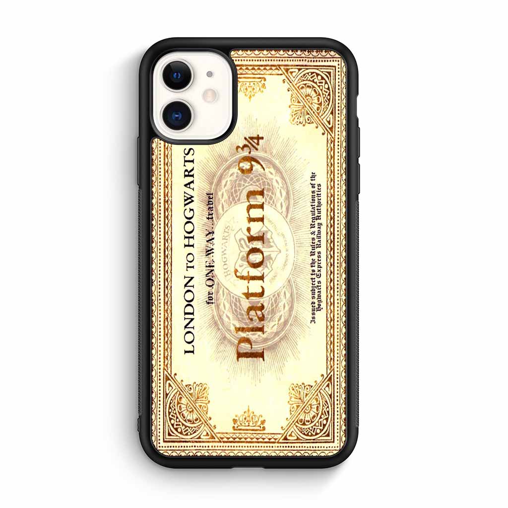 Harry Potter Platform 9 3/4 Ticket iPhone 12 series case