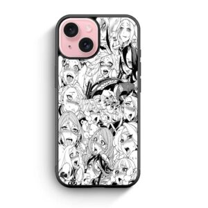 Ahegao Pervert Girls Manga iPhone 15 series case