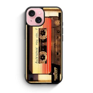 Guardians of the Galaxy Awesome Mix vol. 1 Tape iPhone 15 series case