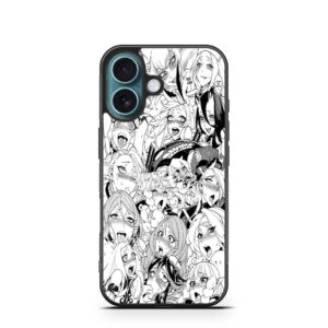 Ahegao Pervert Girls Manga iPhone 16 series case