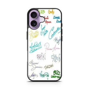 Disney Character Signatures iPhone 17 series case