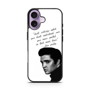 Elvis Presley Quote iPhone 17 series case
