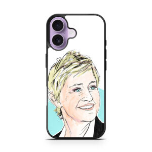 Ellen DeGeneres Illustration iPhone 17 series case