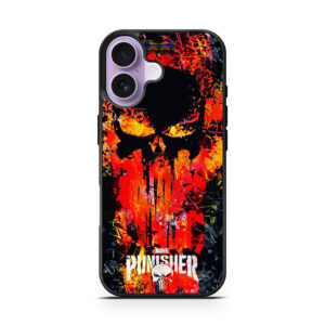 Marvel The Punisher Poster Art iPhone 17 series case