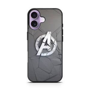 Marvel Avengers Cracked Logo iPhone 17 series case