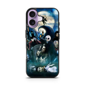 Tim Burton Movies Poster Art iPhone 17 series case