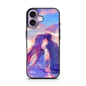 Sword Art Online Asuna and Kirito Kiss iPhone 17 series case