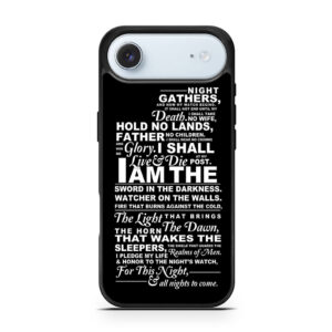Night's Watch Oath Game of Thrones iPhone Air case