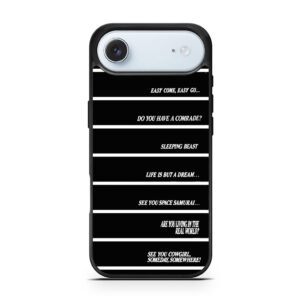 Cowboy Bebop Quotes iPhone Air case