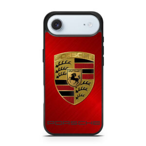 Porsche Logo Emblem Red Design iPhone Air case