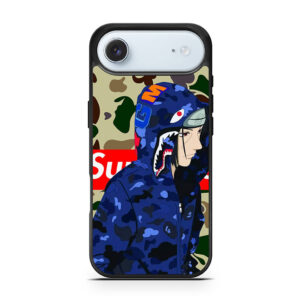 Itachi Bape Camo Shark WGM Hypebeast iPhone Air case