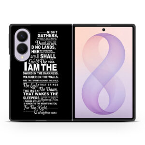 Night's Watch Oath Game of Thrones Samsung Galaxy Z Fold8 series case