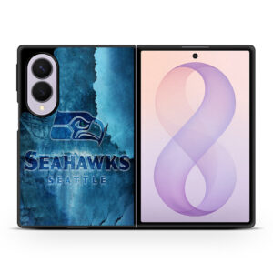 Seattle Seahawks Blue Wave Samsung Galaxy Z Fold8 series case