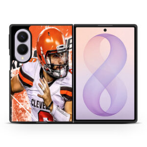 Cleveland Browns Baker Mayfield Samsung Galaxy Z Fold8 series case
