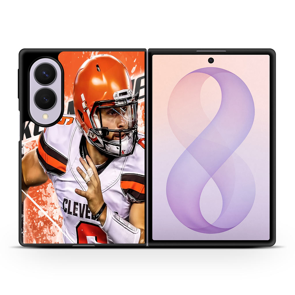 Cleveland Browns Baker Mayfield Samsung Galaxy Z Fold8 series case