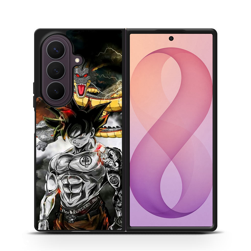Dragon Ball Goku and Shenron Samsung Galaxy Z Fold8 series case - Image 2