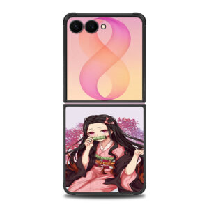 Nezuko Kimetsu no Yaiba Anime Samsung Galaxy Z Flip8 case